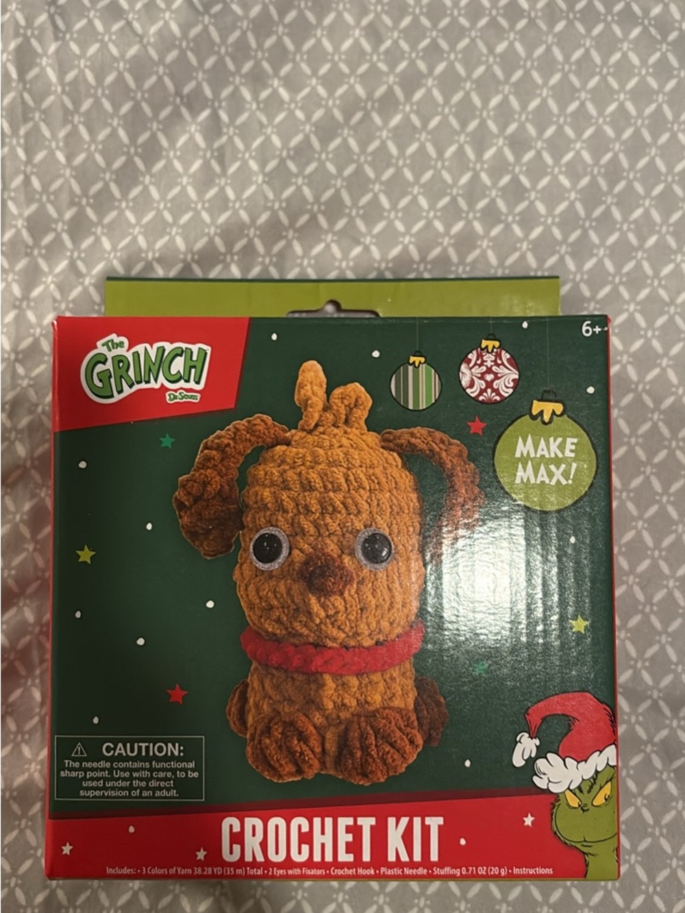 Crochet Kit - Brown Max Plush DIY Kids Toy